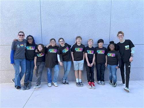 Ware’s Wizards – teacher Anne Ware, Josephine Benson, Aubrey LaBreck, Eleanor Molloy, Killian Slayton, Sebastian Aljasir, Tyl